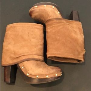 Vince Camuto Brown Studded Bootie Size 6